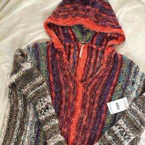 Free People Baja Flare Hooded Sweater